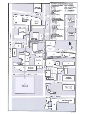 2018 Map of WUMS Campus | Medical Student Admissions | Washington ...